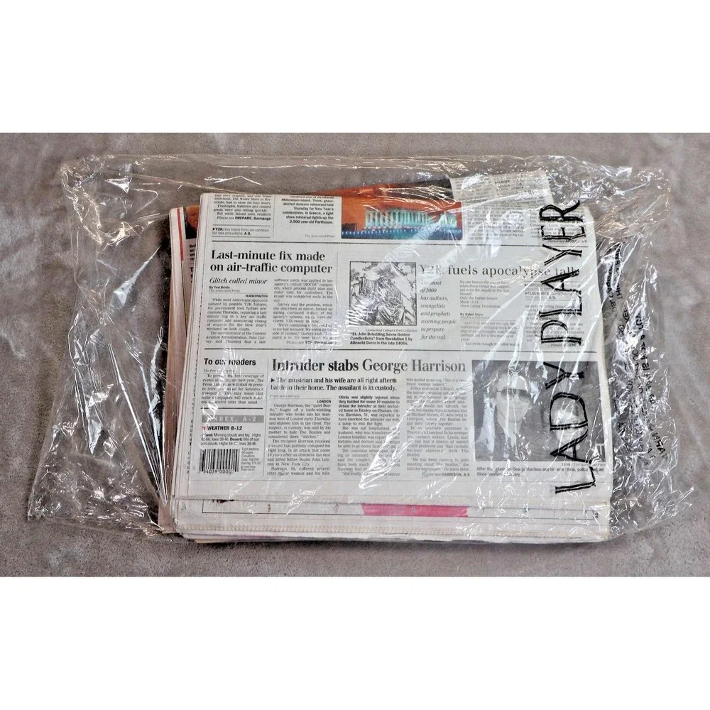 The‎ Press-Enterprise Millennium Edition Newspaper January 1 2000 Y2K Headlines